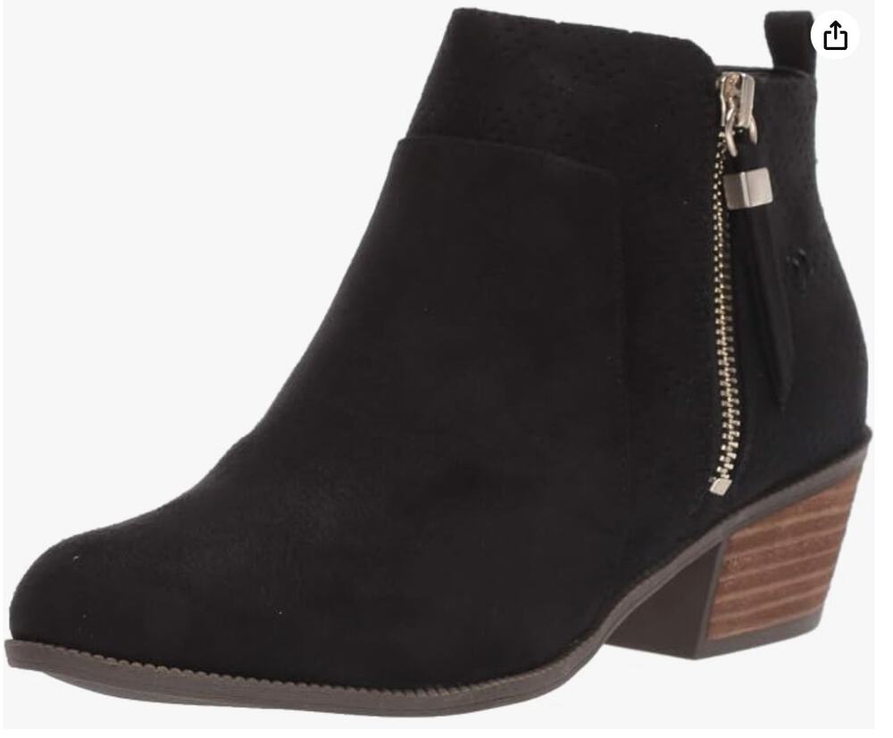 Dr. Scholl's Women's Brianna Black Ankle Boot Size 7.5